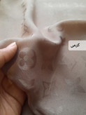 روسری ابریشم ژاکارد طرح LV وارداتی قواره ۱۴۰