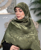 روسری ژاکارد لمه طرح سلطنتی قواره ۱۴۰