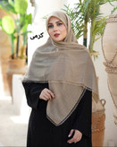روسری نخی دور دانتل قواره ۱۲۰