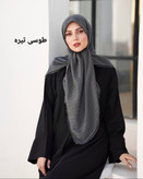 روسری نخی دور دانتل قواره ۱۲۰