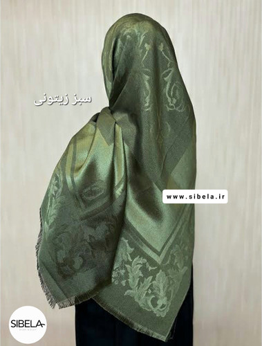 روسری ژاکارد لمه طرح سلطنتی قواره ۱۴۰