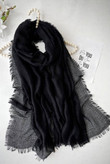 شال کنفی حصیری دور ریش مشکی