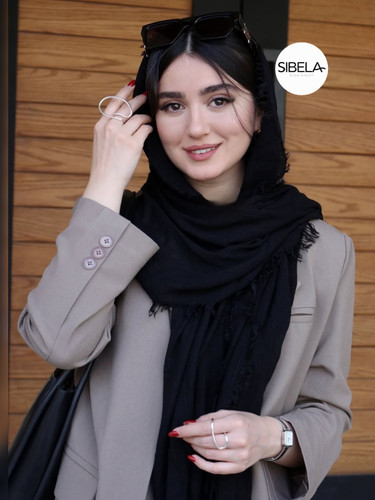 شال فلورانس دور ریش وارداتی مشکی