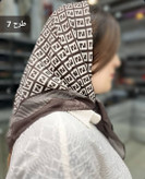 مینی اسکارف نخی موکا