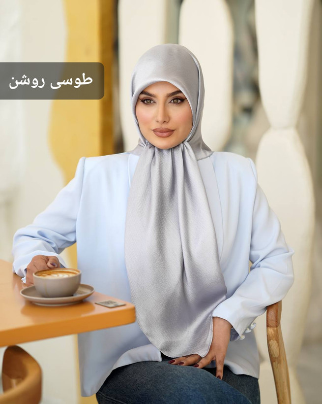 روسری ابریشم کریستال قواره ۱۱۰_۱۰۰