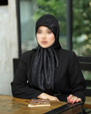 روسری بامبو ابریشم دورو ترک قواره ۱۰۰ (۴طرح)