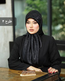 روسری بامبو ابریشم دورو ترک قواره ۱۰۰ (۴طرح)