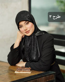 روسری بامبو ابریشم دورو ترک قواره ۱۰۰ (۴طرح)