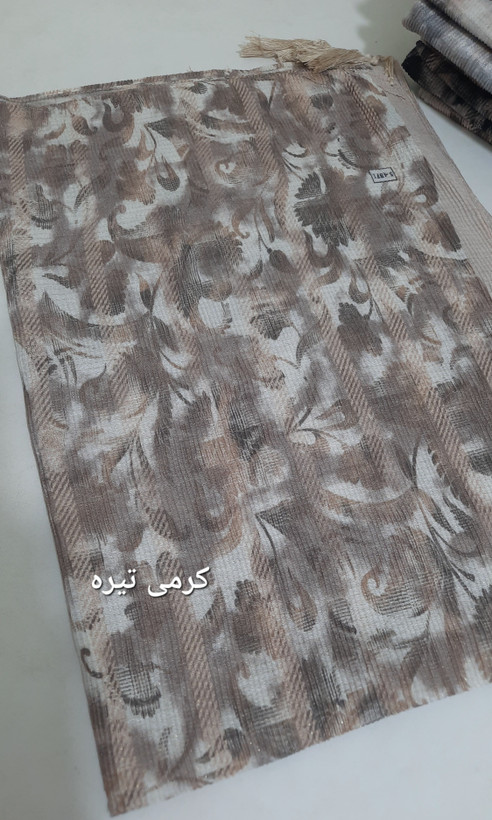 شال نخی پلیسه ریز شاین