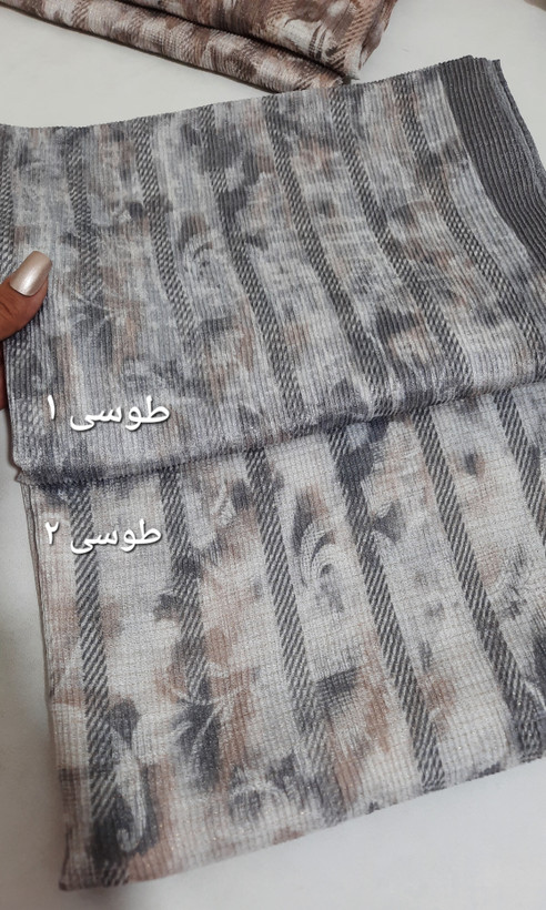 شال نخی پلیسه ریز شاین
