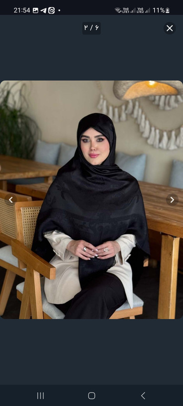 روسری ژاکارد سوپر رویال صادراتی نخ ترک قواره ۱۴۰ طرح اسلیمی