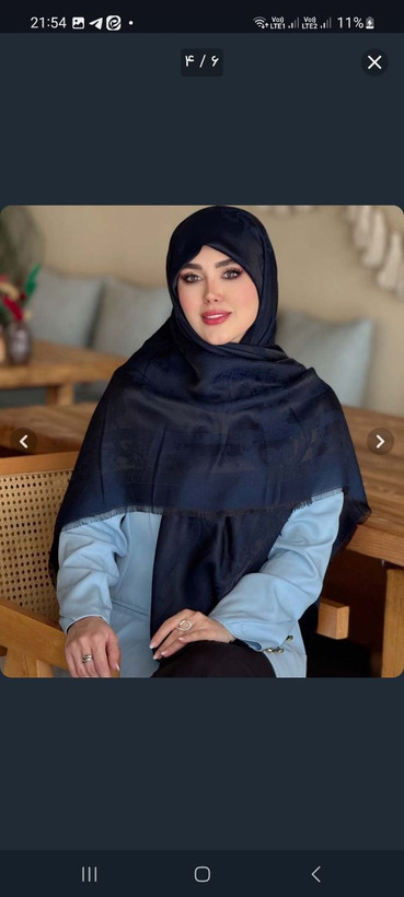 روسری ژاکارد سوپر رویال صادراتی نخ ترک قواره ۱۴۰ طرح اسلیمی