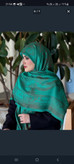روسری ژاکارد سوپر رویال صادراتی نخ ترک قواره ۱۴۰ طرح اسلیمی